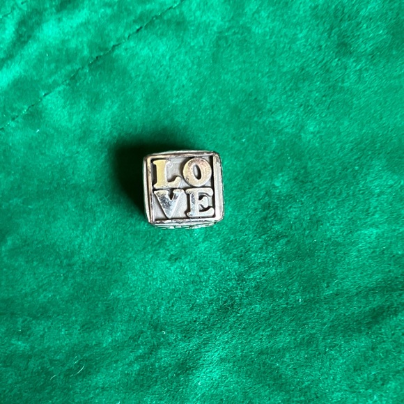 Brighton Silver Love Charm - Picture 1 of 3